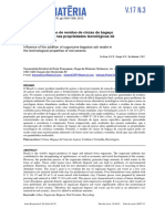 Influencia Da Adição de Residuo de Cbca Nas Propriedades Tecnologicas Da Ceramica Vermelha - De Faria 2012