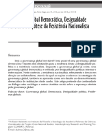 Dubrow_j Governança Global Democracia Desigualdade Politica