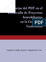 POT y proyectos inmobiliarios Guatemala