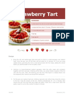 Strawberry Tart: Recipe
