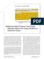2012 Multiformat Digital Products - How Design Attributes Interact With Usage Situations To Determine Choice PDF