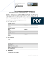 ANEXO 1 - Formato de Autorizacion para Publicar en El RIDUNE