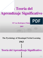 Teoria Aprendizaje Significativo 