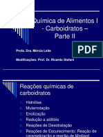 Química de Alimentos - Carboidratos