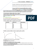 Utilidad marginal y excedente del consumidor