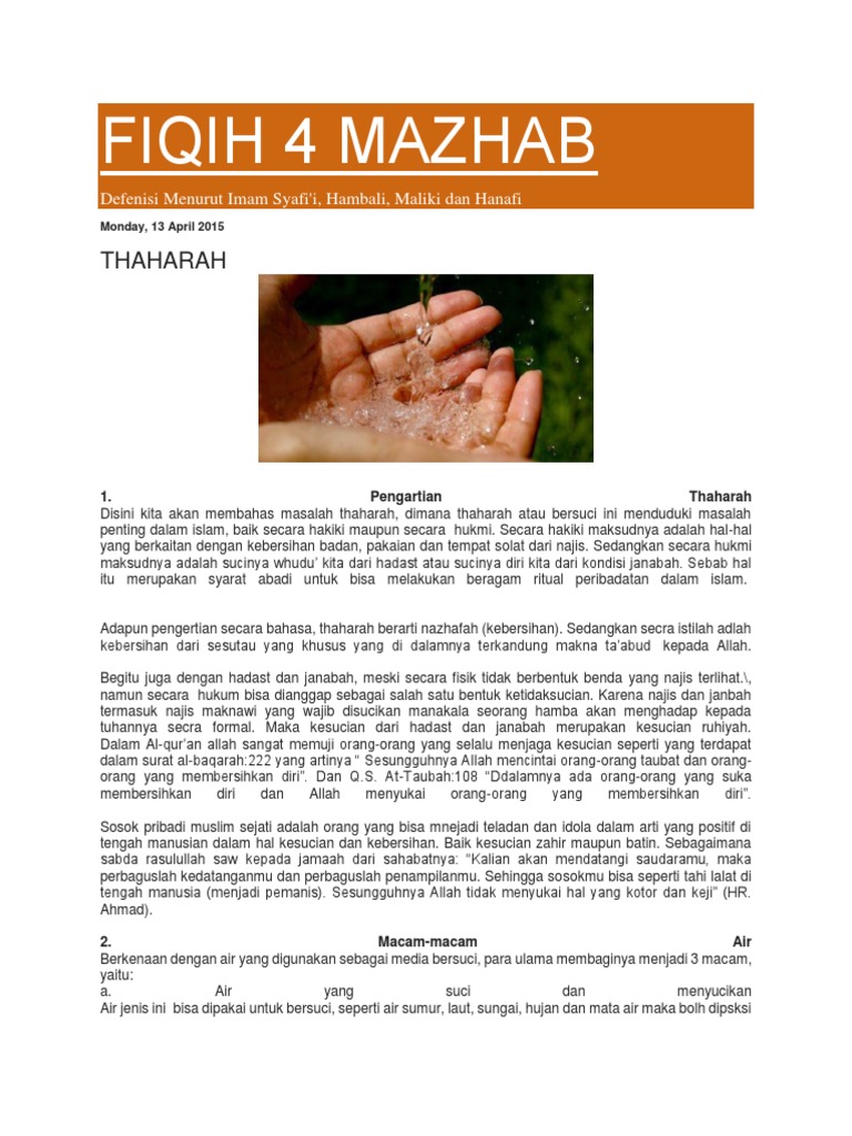 Fiqih 4 Mazhab Pdf