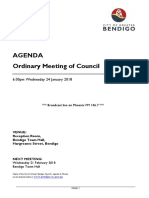 Council Agenda 24 January 2018