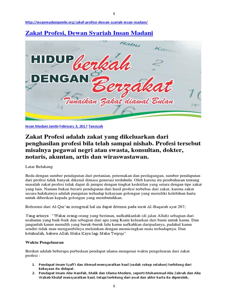 Zakat Profesi