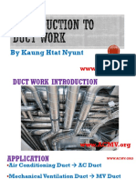 Introduction To Duct Work Design
