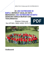 Eo Outbound Di Batu