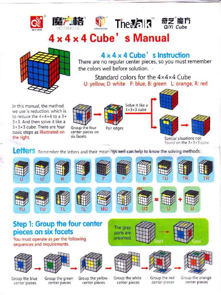 4x4x4 Cube S Manual Polytopes Puzzles