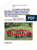 Games Outbound Malang