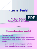 Turunan Parsial