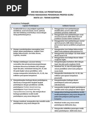Soal Ppg Teknik Elektronika Ilmusosial Id