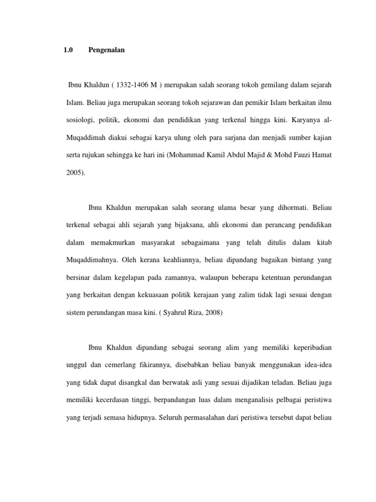 Ibnu Khaldun Pdf