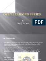 Open Learning Series .: by Mohit Sharma