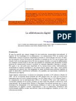 La Alfabetizacion Digital PDF