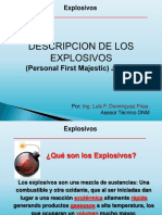 Descripcion de Los Explosivos