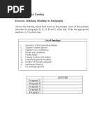 IELTS READING CHUYÊN ĐỀ - Matching /Heading (part 3 - advanced)
