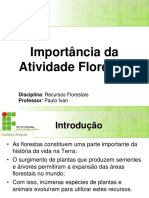 Importância da atividade florestal no mundo e no Brasil