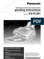 Panasonic KX-FL501 Plain-Paper Laser Multifunction
