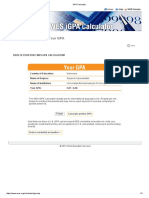 GPA Calculator PDF