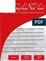 JUMAWA - Jurnal Mahasiswa Pendidikan Bahasa Indonesia (Volume 1)