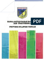 Harga Satuan Bangunan Sulawesi Tengah Tahun 2017