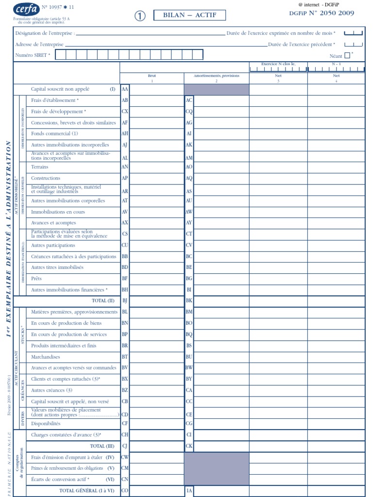 Correspondance Compte Comptable Et Liasse Fiscale 2057