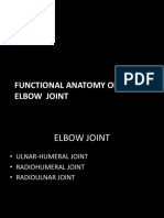 Functional Anatomy of The Elbow Joint