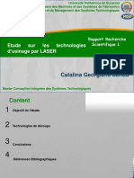 Etude Sur Les Technologies D'usinage Par LASER