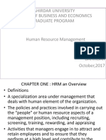 Human Resource Management