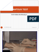 Mantoux Test: Dr.H.Yulitas Bachtiar, Sp.A