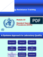 Hiv Drug Resistance Training: Standard Operating Procedures (Sops)