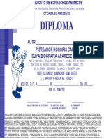Diploma Borrachos