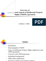 Overview of Trade Related Aspects of Intellectual Property Rights (TRIPS) Agreement