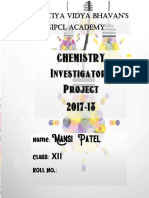 Chemistry Investigatory Project On Casein
