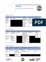 Production Schedule