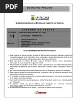 Caderno 11 - Engenheiro Agrimensura-SUDECAP FUMARC
