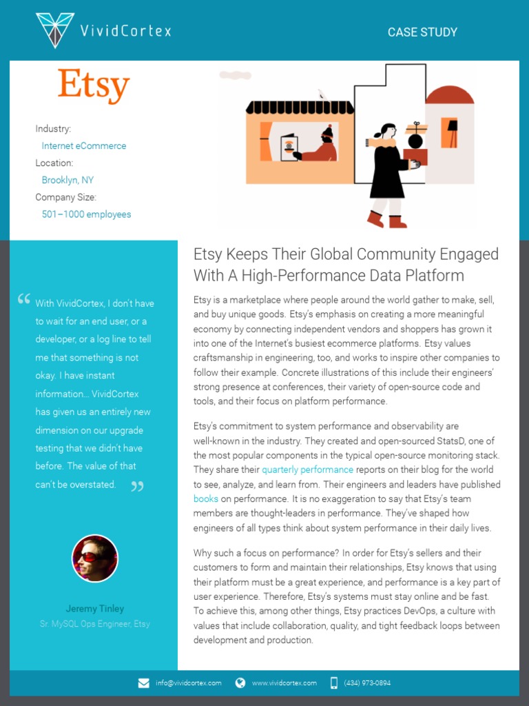 VividCortex - Etsy Case Study | PDF | Replication (Computing) | Etsy