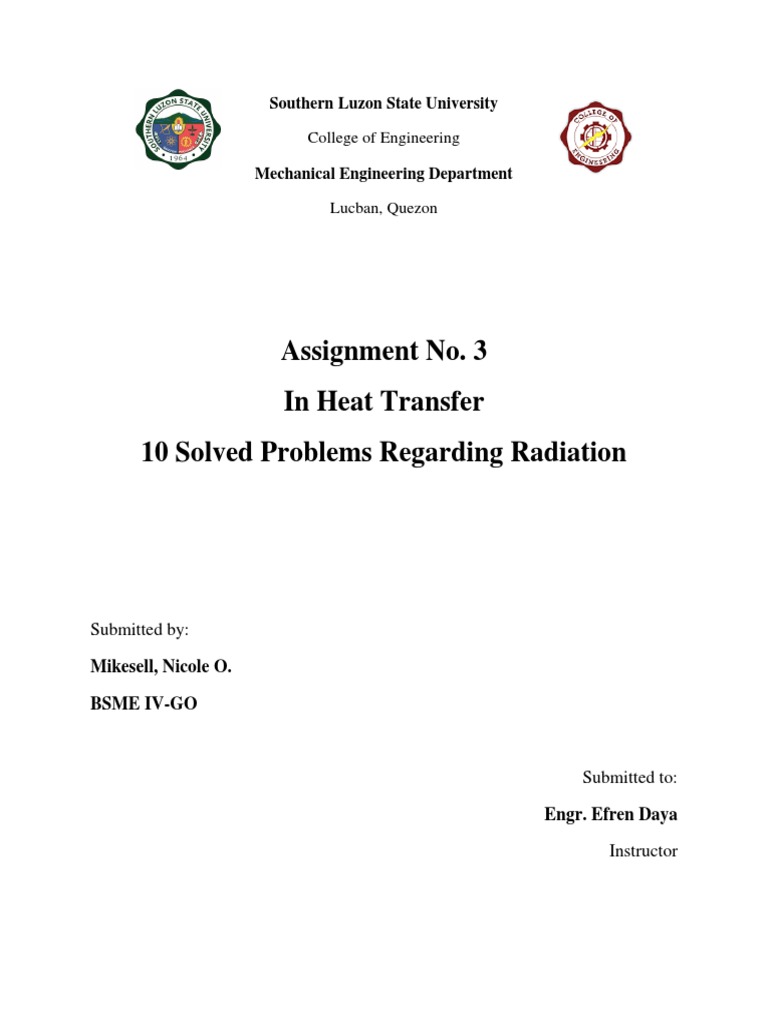 Heat Transfer Radiation PDF Incandescent Light Bulb Heat Transfer