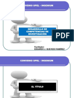 Material de Apoyo para Elaboración de Título y Capítulo I Del TEG