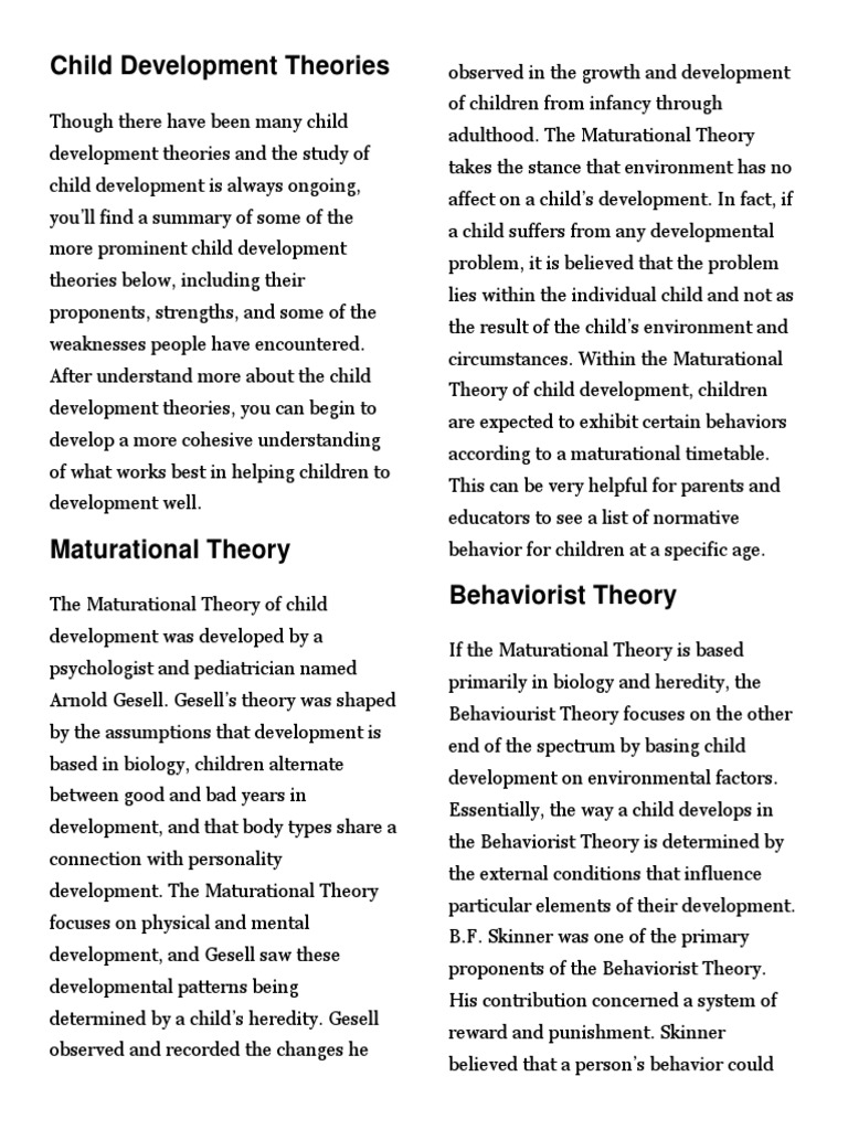 Child Development PDF Id Child Development