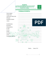Formulir Peserta PKD GP Ansor & LKD Fatayat NU