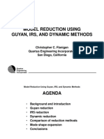 Model Reduction Using Guyan, Irs, and Dynamic Methods