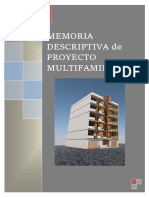 Memoria Descriptiva VIVIENDA FAMILIAR