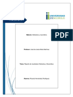 Reporte de Resultados Hidráulica y Neumática