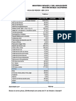 Formato de Pedido EBV 2018