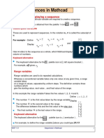 MathCAD First Tutorial