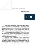 Gilberto Freyre Conciliador de Contrários